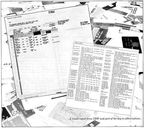 credit report from TRW
