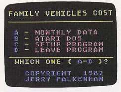 Family Vehicle Expense Image