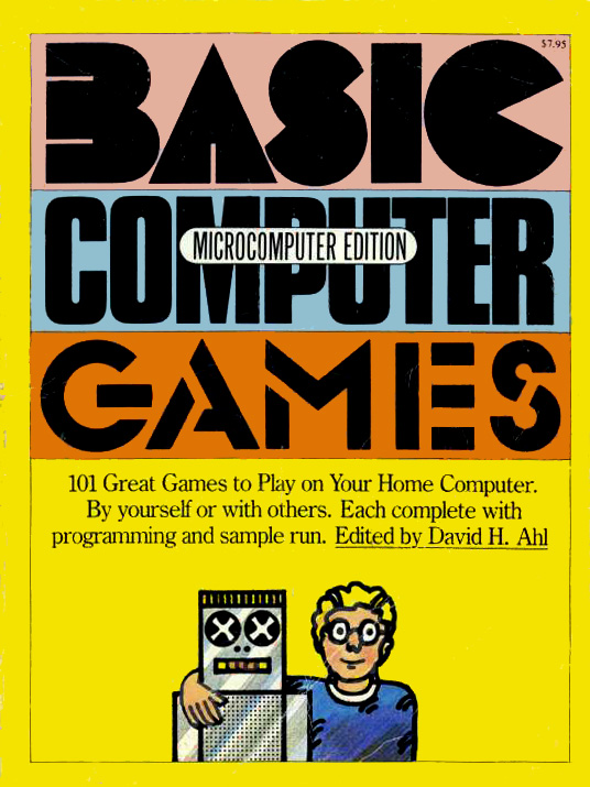 BASIC Computer Games book cover