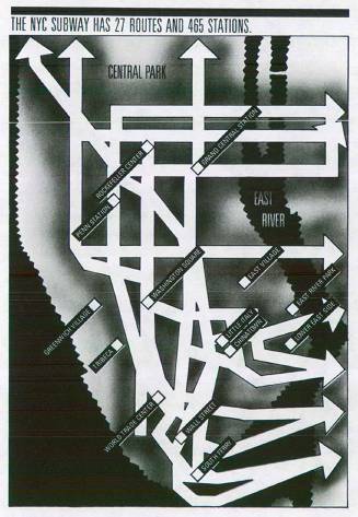 The NYC subway has 27 routes and 465 stations
