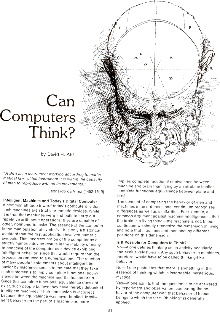 Think Like A Machine