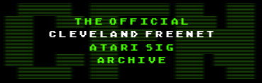 Cleveland Free-Net Atari SIG Archive