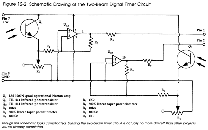 Figure 12-2. Shematic of the Two-Beam Timer