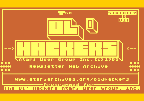 Old Hackers User Group Newsletter Archive